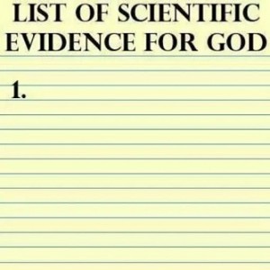 scientific evidence for god